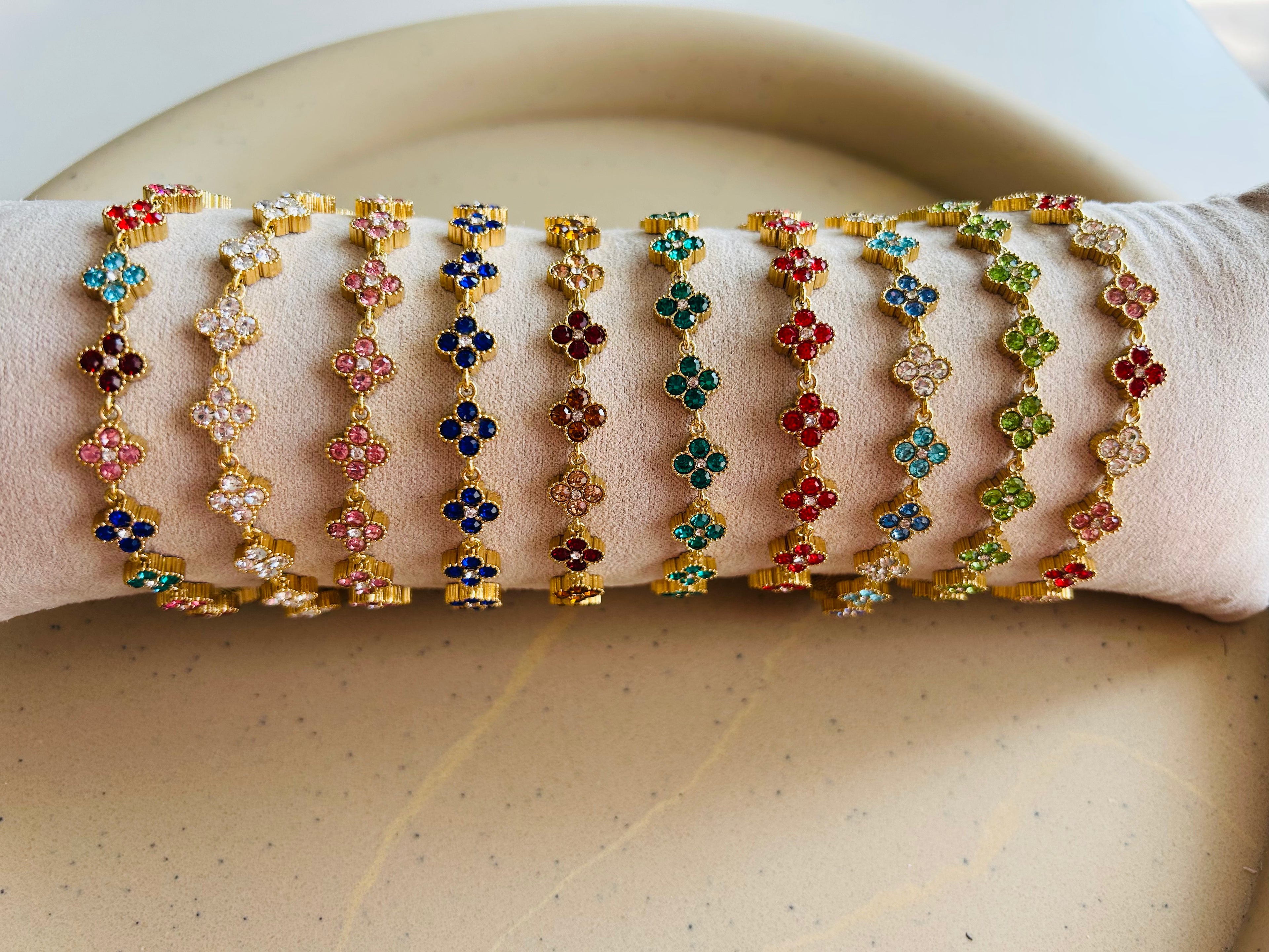Bracelet Trèfles Romance