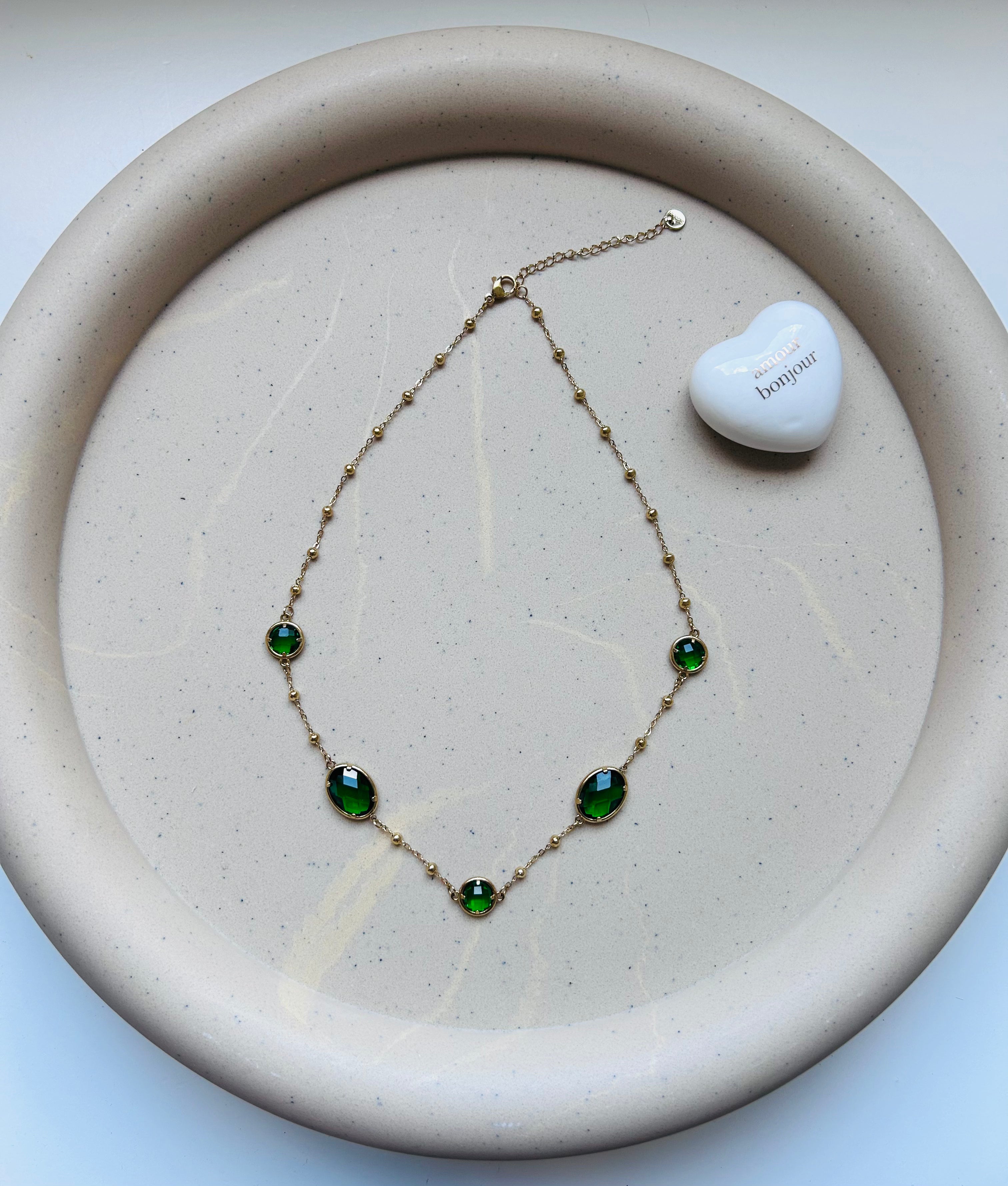 Collier Chaîne Goutte de Cristal