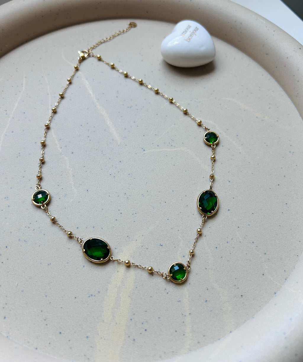 Collier Chaîne Goutte de Cristal
