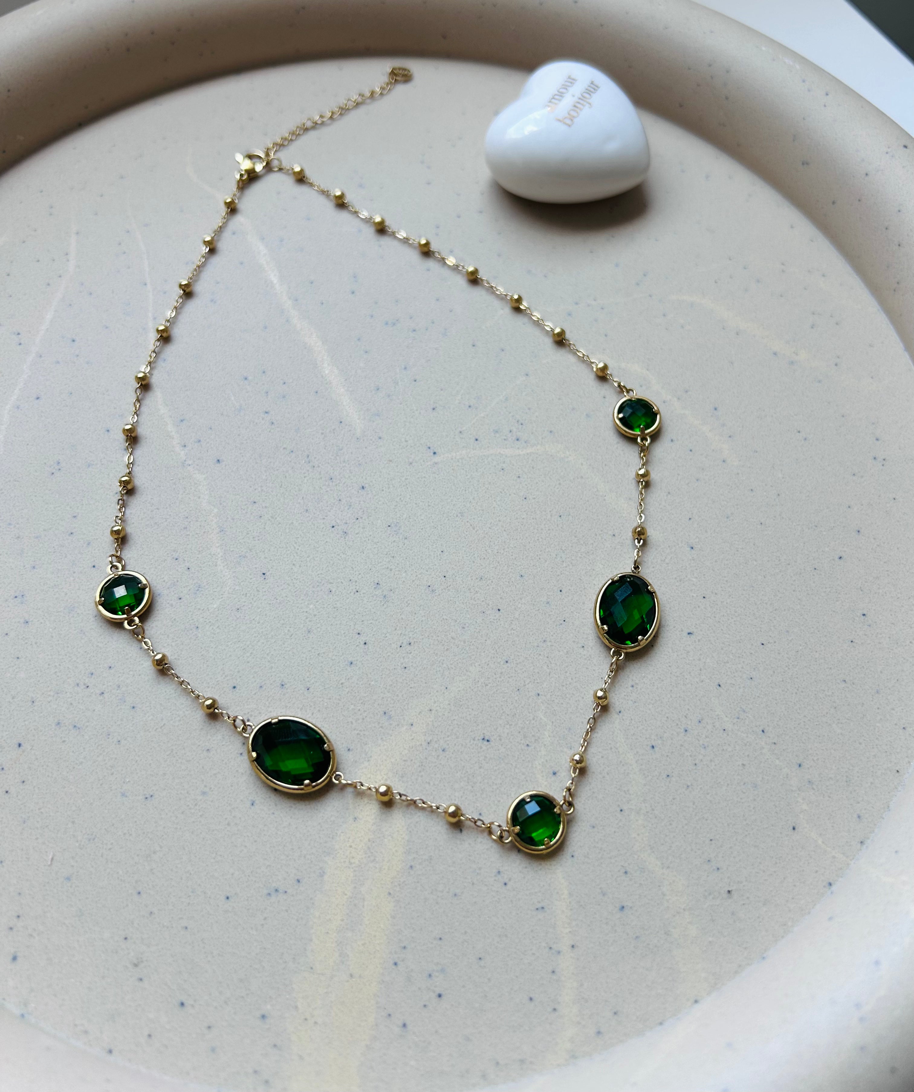 Collier Chaîne Goutte de Cristal